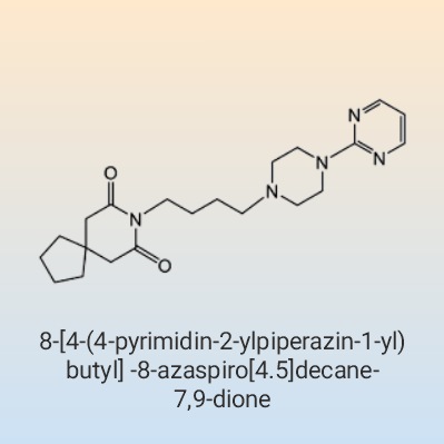 8-[4-(4-pyrimidin-2-ylpiperazin-1-yl)butyl]-8-azaspiro[4.5]decane-7,9-dione